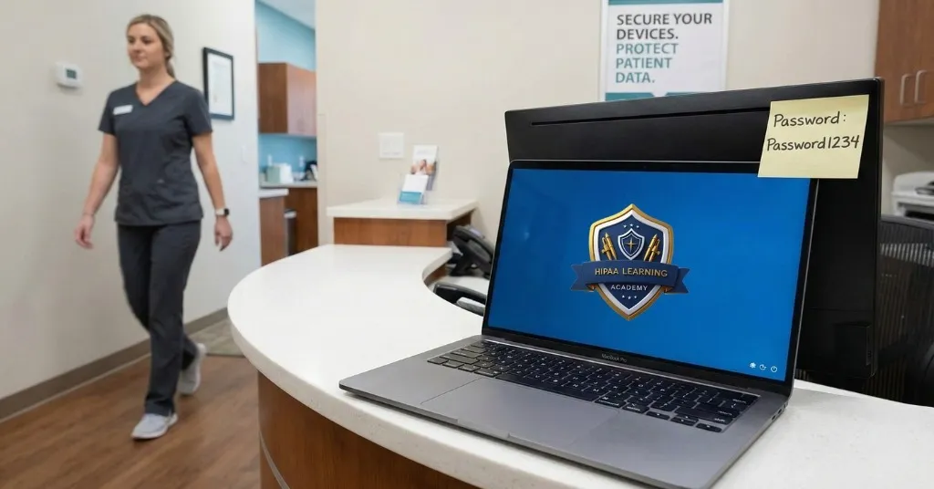 Weak Passwords and Poor Device Security HIPAA Learning Academy